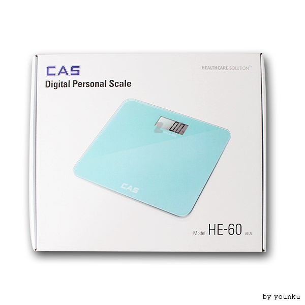 CAS 디지털 체중계 HE-60 -H/저울/몸무게/채중계