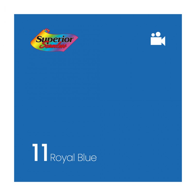 Superior 촬영 스튜디오 배경지 2.7 x 11m (11 Royal Blue)