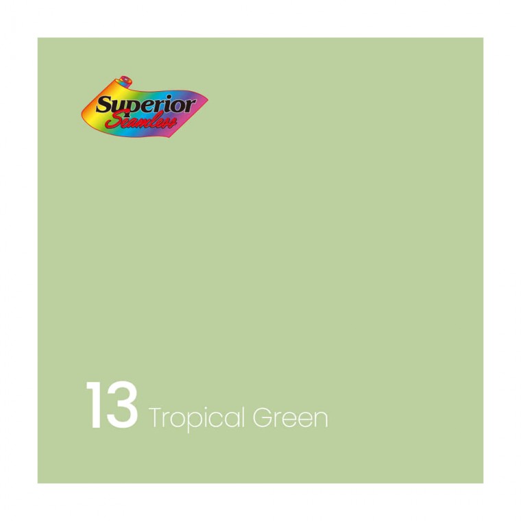 Superior 촬영 스튜디오 배경지 2.7 x 11m (13 Tropical Green)