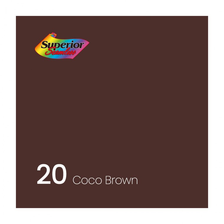 Superior 촬영 스튜디오 배경지 2.7 x 11m (20 Coco Brown)