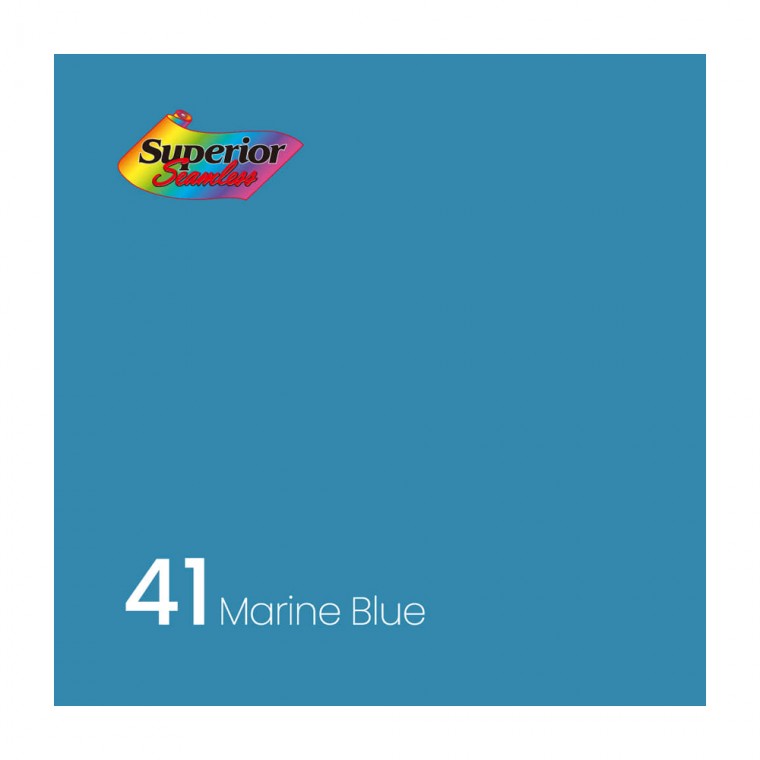 Superior 촬영 스튜디오 배경지 2.7 x 11m (41 Marine Blue)