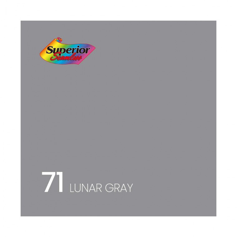 Superior 촬영 스튜디오 배경지 2.7 x 11m (71 Lunar Gray)