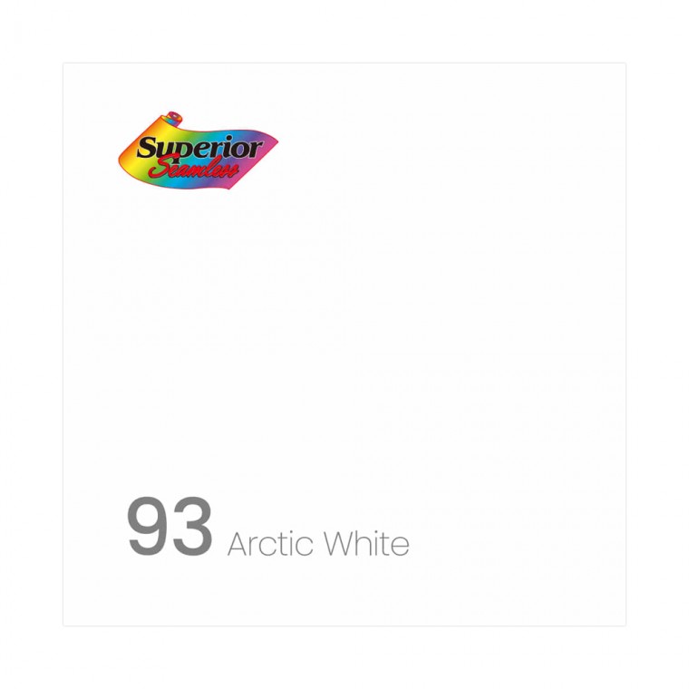 Superior 촬영 스튜디오 배경지 2.7 x 11m (93 Arctic White)