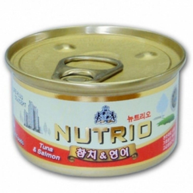 뉴트리오 고양이캔 참치&연어 80g 24개 1Box