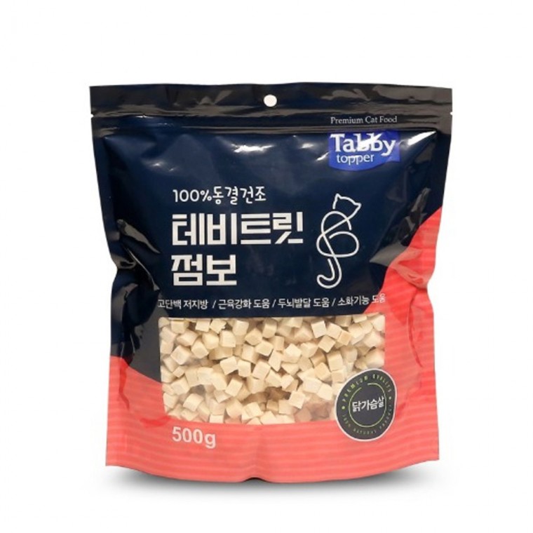 테비 100프로 동결건조 테비트릿 점보 500g (고양이 간식)