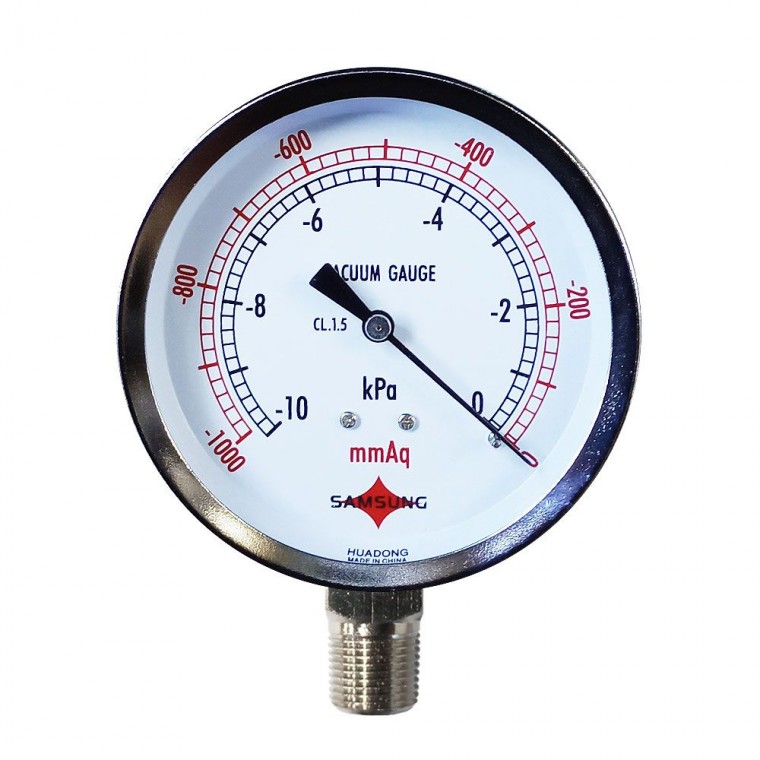 미압계 A형 75파이 -1000mmaq -10kpa -0.1K -0.1bar