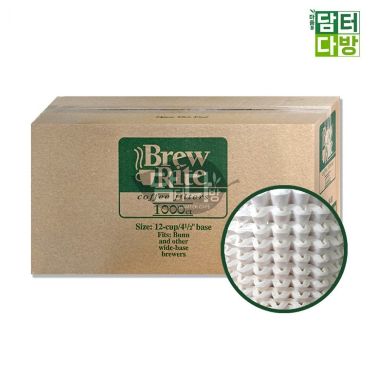 (무배) Brew Rite 원형여과지 48번 1BOX (1000매)