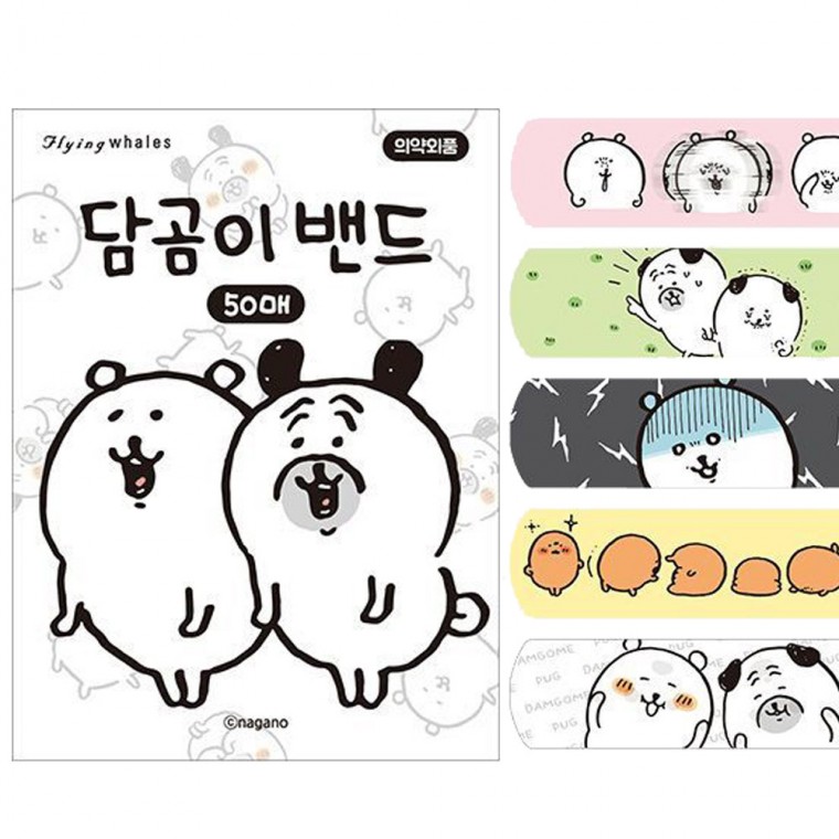 담곰이 밴드(표준형)-담곰이& 퍼그-10EA