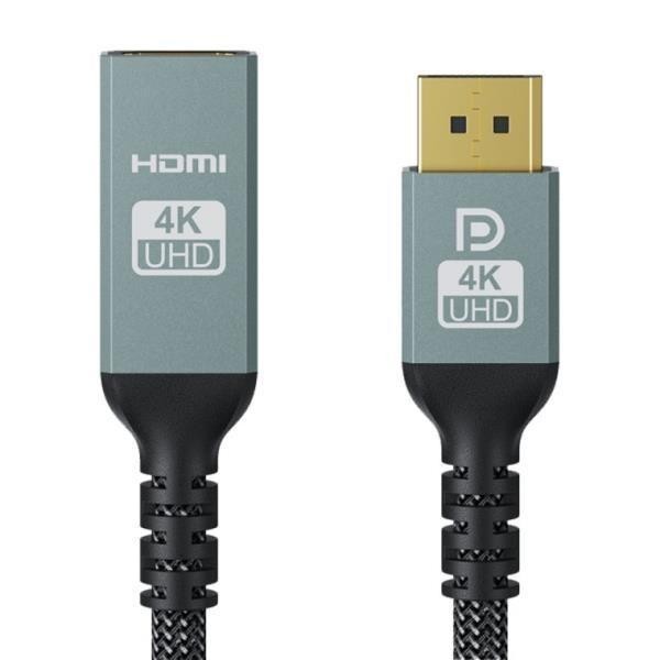 Soopii 4K 60Hz DP to HDMI 변환 컨버터 DHF46 젠더 무전원 고대역폭