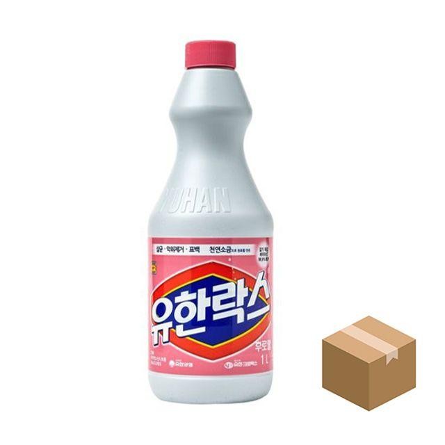 유한락스 후로랄 1L x 12개 BOX 세균 청소 향락스 화장실