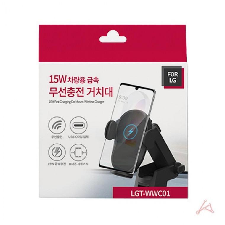 EAS FOR-LG 거치대 LED 무선충전기 급속 차량용