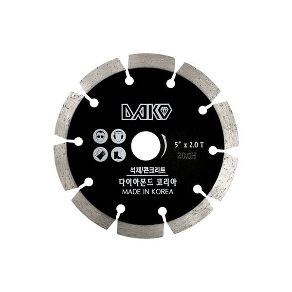 마른날 콘크리트 4 5in 다코 내경20mm 커팅디스크 건물보수 2.0T 석재용 다이아몬드