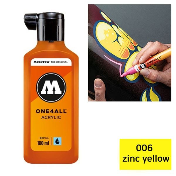 모로토우 180ml 사무용품 가격준수 006 문구 yellow 마카 zinc 미술용품 원포올 학용품 리필