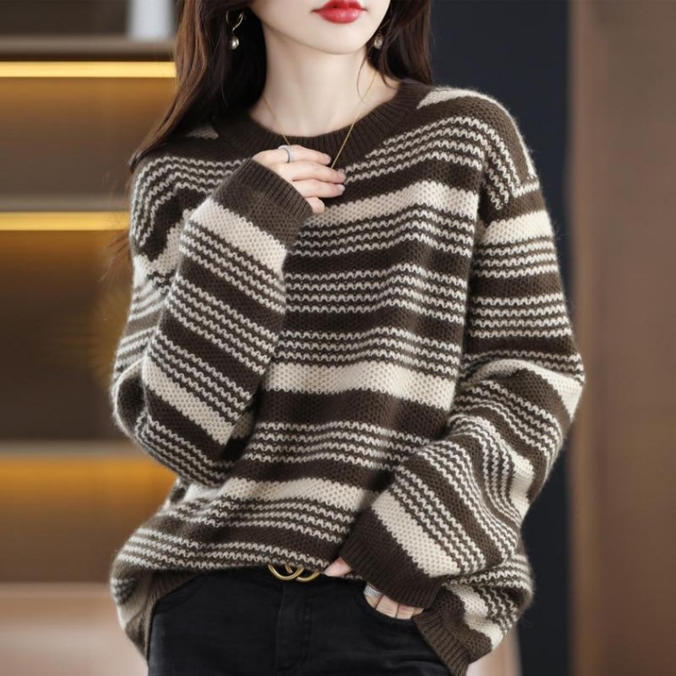 [127000095] 가로줄무늬스웨터 남성스웨터 니트 캐주얼 스웨터 sweater 베스트 소프트 camp 패턴 lambswool