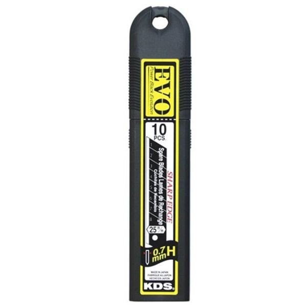 KDS 10B EVO 25mm 커터칼날 HB 도배칼 택배커터 21p 구름칼 도루코칼날l