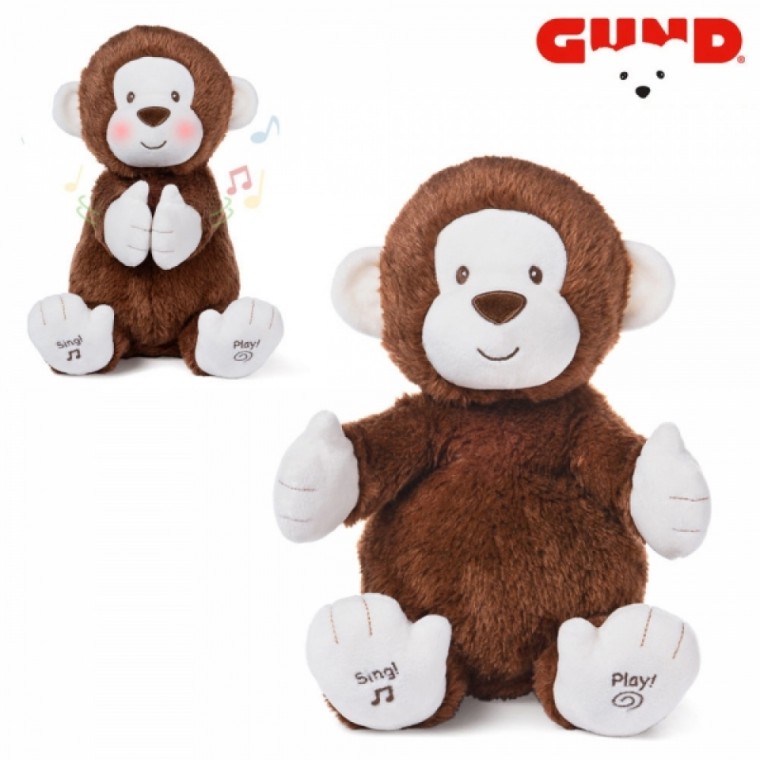 GUND 노래하는 짝짜꿍 원숭이 30cm (G6052184)