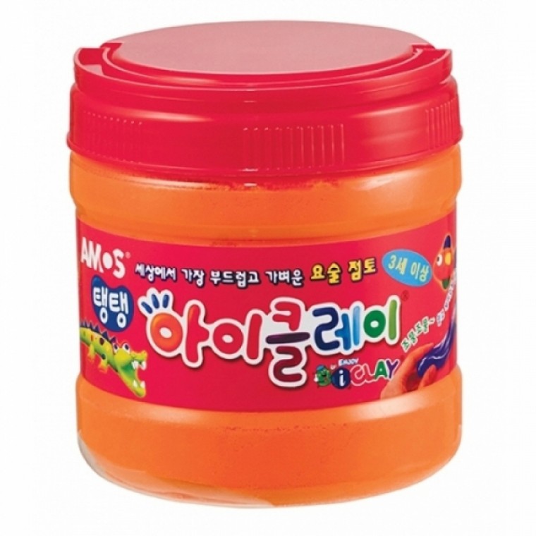 아모스 23000 탱탱아이클레이 400g 주황 / 버켓 / 13750