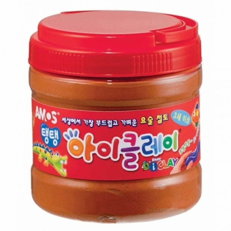 아모스 23000 탱탱아이클레이 400g 갈색 / 버켓 / 13749