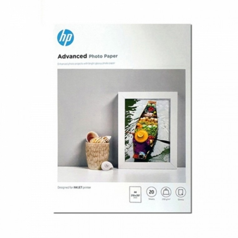 HP 9RR51A 어드밴스드 포토용지 A4 20매 250g / 210mmx297mm / 137103