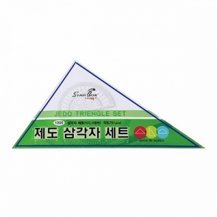 스타박스 1500 제도 삼각자세트 / 24개입 / 99509