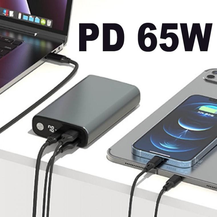 65W 초고속 대용량 보조배터리 15000mAh PD 맥북 갤탭 호환