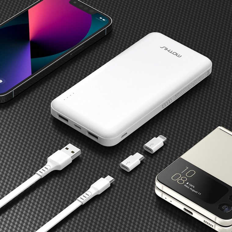 휴대폰 발열조끼 충전기 보조배터리 대용량 10000mAh USB 2포트