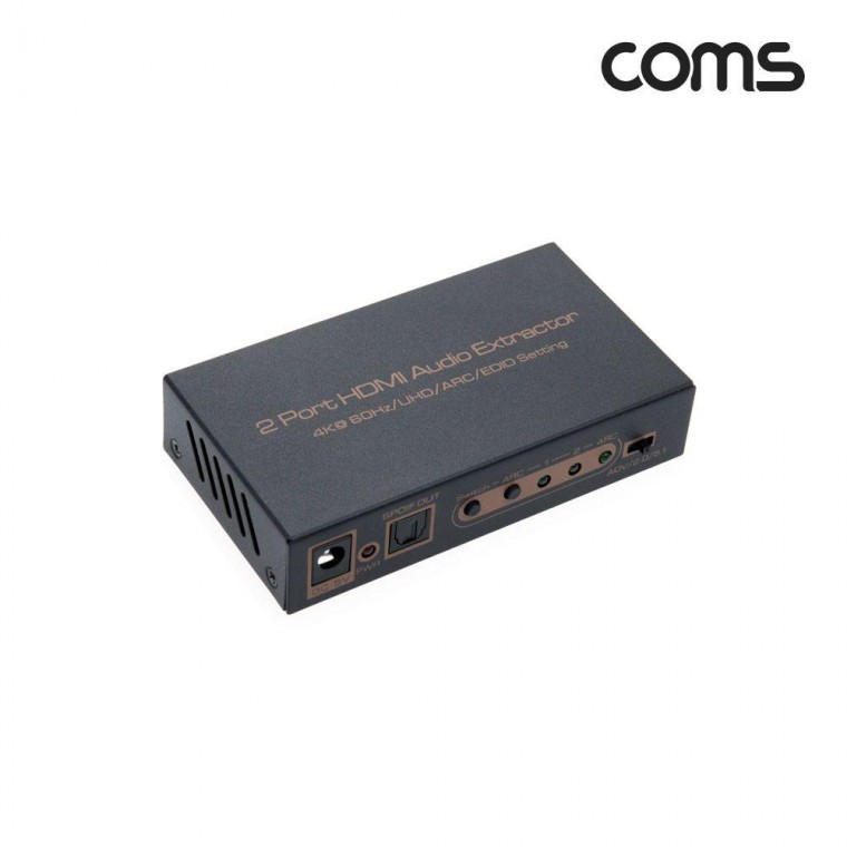 2.0 (COMS) HDMI 선택기 4K 분리기 오디오 2대1