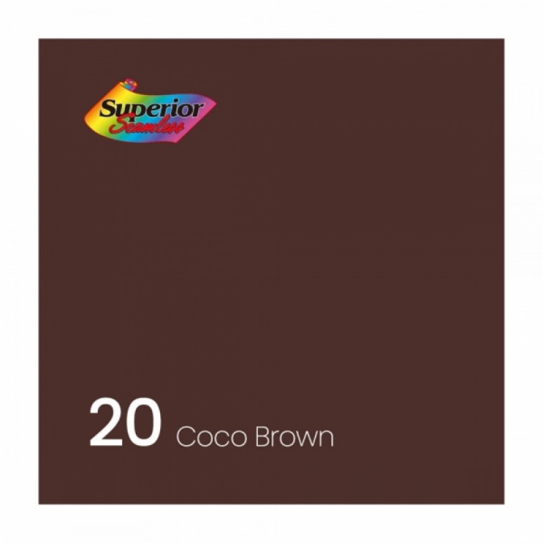 Superior 촬영 스튜디오 배경지 2.7 x 11m (20 Coco Brown)