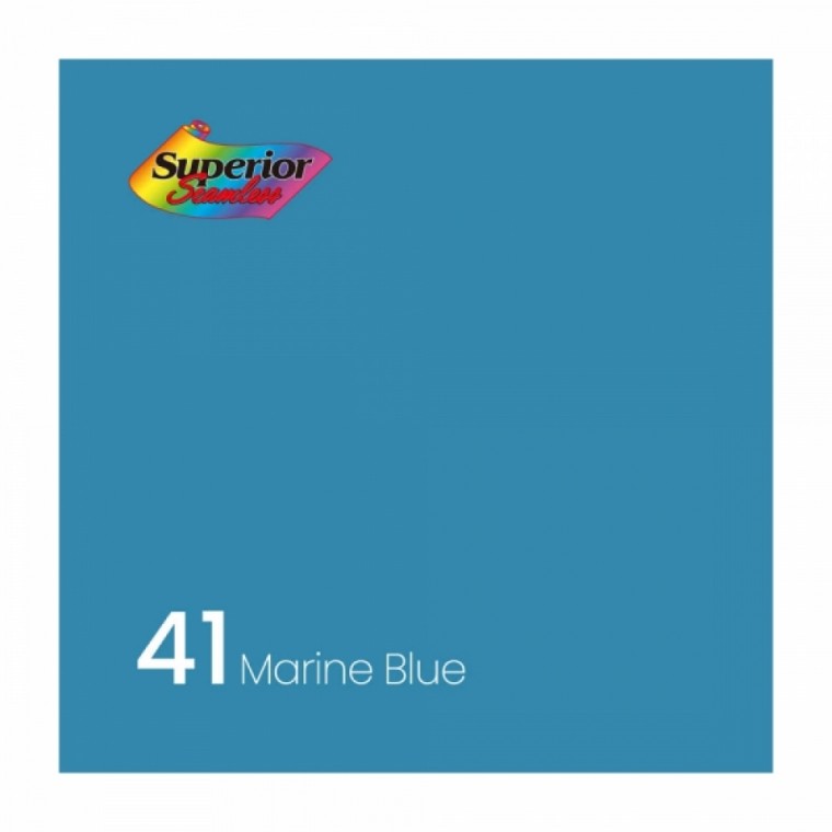 Superior 촬영 스튜디오 배경지 2.7 x 11m (41 Marine Blue)