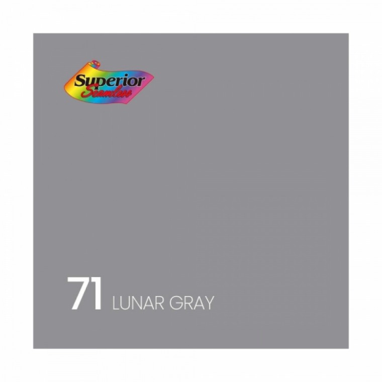 Superior 촬영 스튜디오 배경지 2.7 x 11m (71 Lunar Gray)