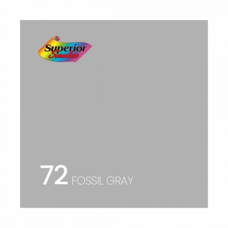 Superior 촬영 스튜디오 배경지 2.7 x 11m (72 Fossil Gray)