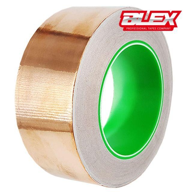 BLEX 블렉스 전도성 동테이프0.05T x 50mm 30M 황동테이프 동박테이프 구리테이프