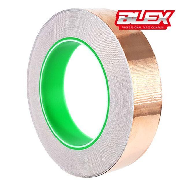 BLEX 블렉스 전도성 동테이프 0.05T x 25mm 30M 전기회로 전자파차단 동박테이프