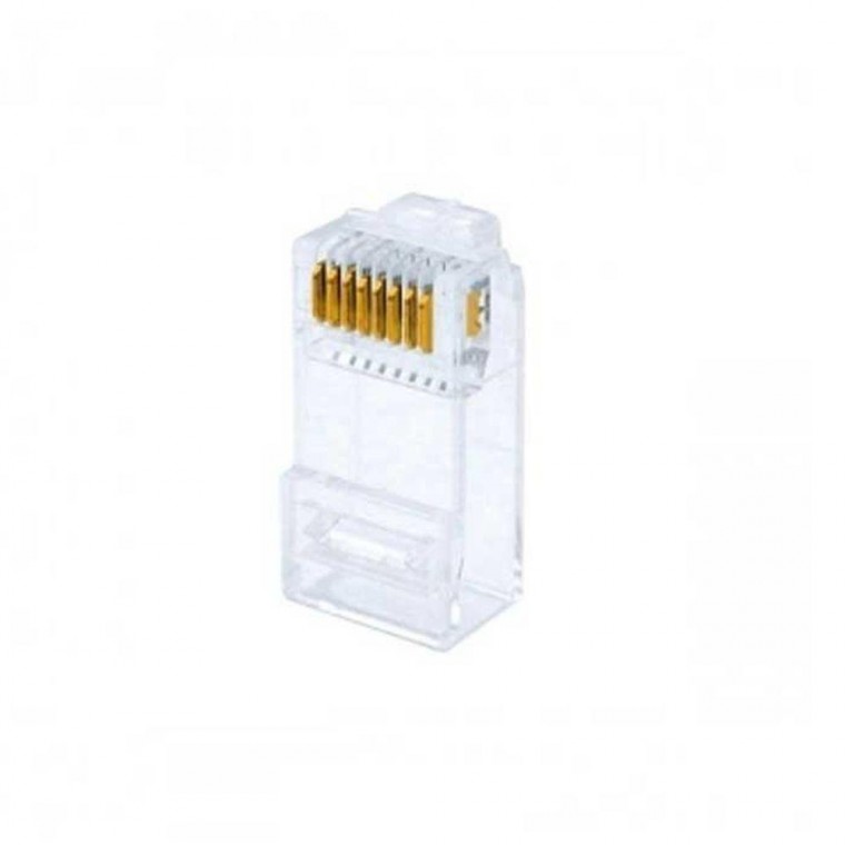 CAT.6 RJ-45 모듈러 플러그 커넥터 100개입 RJ45 랜 모듈라 콘넥터 CAT6