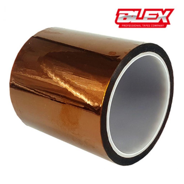 BLEX Kapton 블렉스 내열 캡톤 테이프 100mm x 33M 켑톤 절연테이프 전기