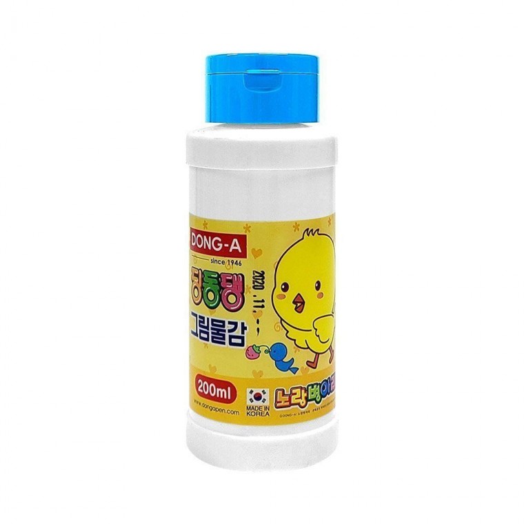 딩동댕물감 단색물감 동아 200ml 12개입 하늘