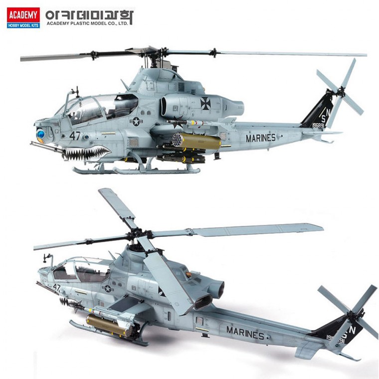 아카데미과학 1대35 미해병대 AH-1Z 샤크 마우스 (12127)