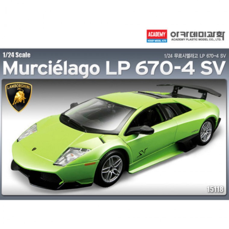 아카데미 프라모델 XD 1대24 람보르기니 무르시엘라고 LP 670-4 SV (15118)