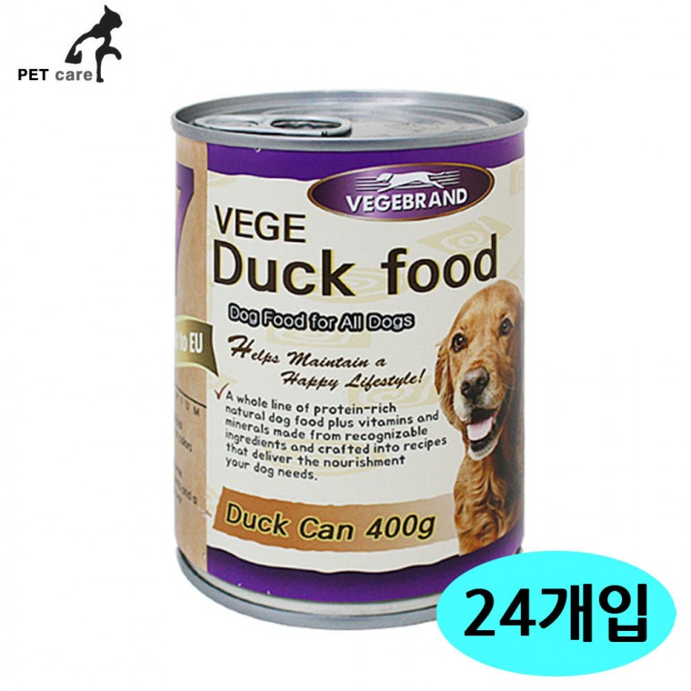 베게7 오리고기캔 400g (24개입) (1박스)