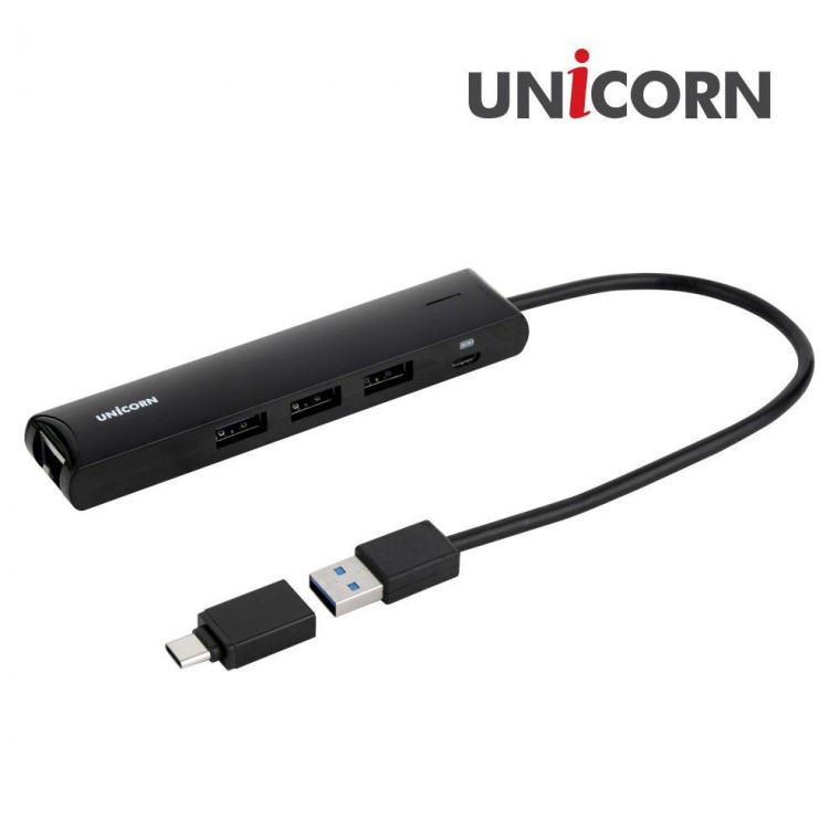 TH-310LAN A+C타입 기가 유선랜카드 USB3.0허브랜카드 기가랜카드 AC랜카드 허브 3.0