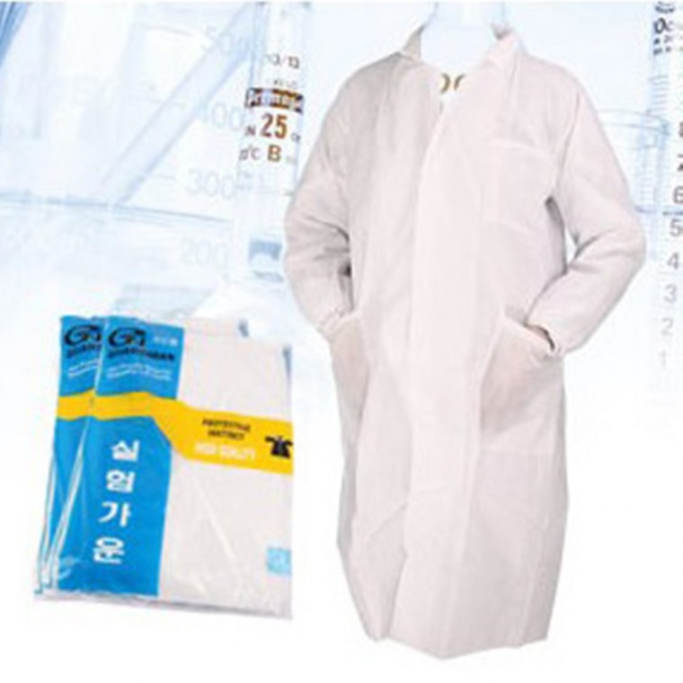 일회용 실험실 부직포 가운(10PC) XL