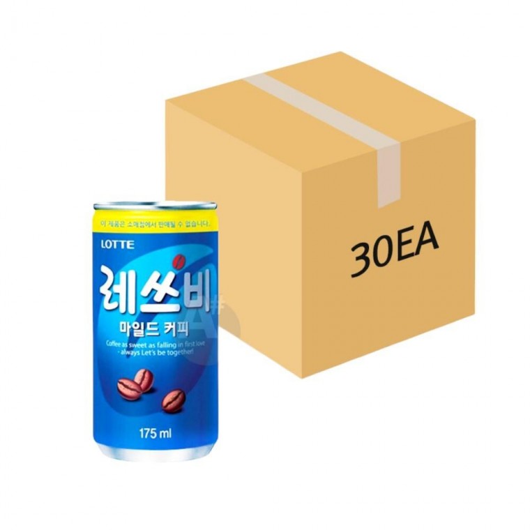 레쓰비 마일드커피 175ml 캔 30개입 (1BOX) 편의점