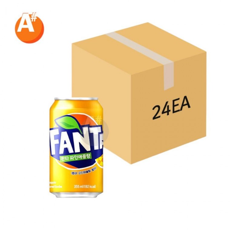 환타 파인향 355ml 24개입 1BOX 탄산음료수 판타