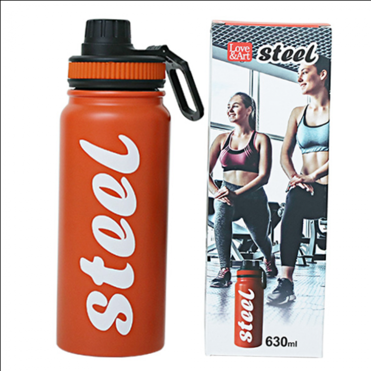 STEEL 보온보냉병 630ml Orange