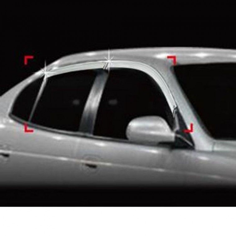 빗물받이 윈도우 선바이저 썬바이저 4P 크롬 레간자