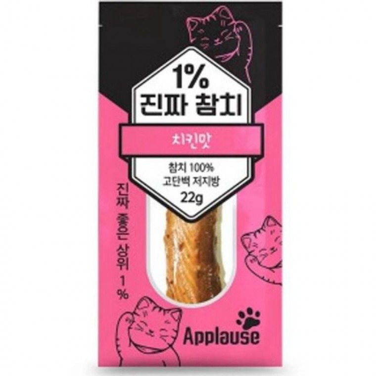 육포 고양이 사료 치킨 22g 24팩 테비 고양이 간식