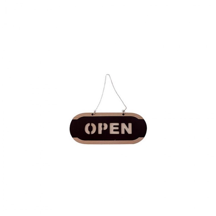 나무표지판 걸이형표지판 OPEN CLOSED 6702