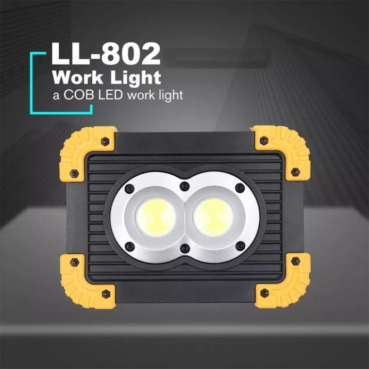 LED COB 충전식 랜턴 후레쉬 작업등 투광기 DJDLL802