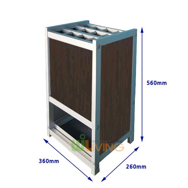 젖은 우산을 보관하는 12구 우산보관함