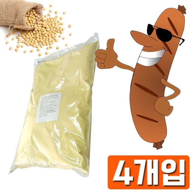 소세지 만드는데 필수 재료 대 두전분 1kg X 4개입